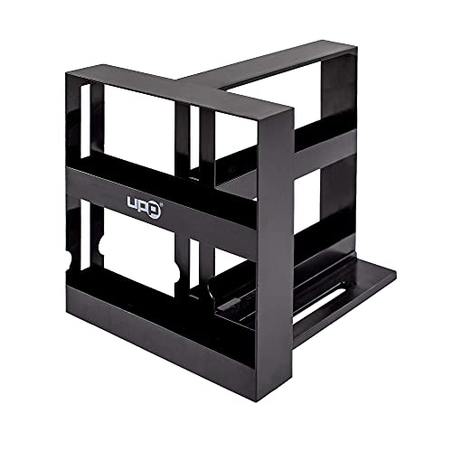 UPP Estantería para especias, especiero I cajón retráctil para condimentos, especias, medicamentos... I Almacenamiento vertical retráctil, organizador universal doble extensible (28 x 10.2 x 27.5 cm)