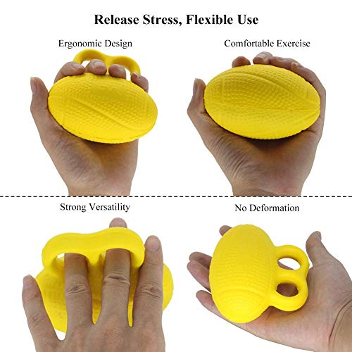 ValueHall Dedo bola de agarre Pelotas para Ejercicio para Masaje ,Ejercicios y Rehabilitación de Manos y Dedos V7045-4