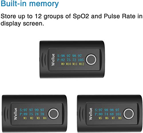 ViATOM Sp-O2 - Monitor de oxígeno en sangre y pulsómetro, pilas y correa para el cuello (Bluetooth de 4 direcciones, gris)