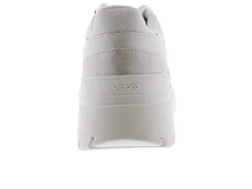 victoria Plano VICTORIA Totem Zapatilla PU/Rejilla 1149103-WOMEN para Mujer Blanco 41