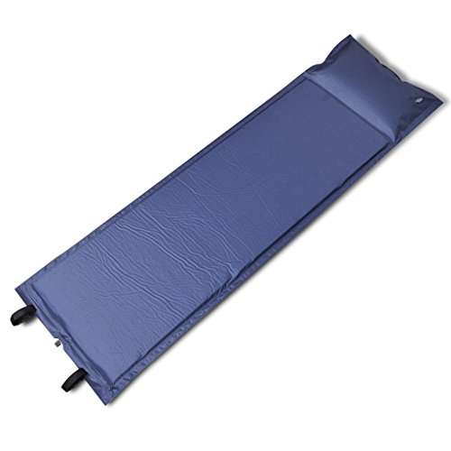 vidaXL Colchoneta Colchón Cama Individual Auto-Hinchable Dormir Camping 185 x 55 x 3 cm