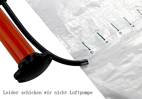 VLALA® 20CM * 20M bolsas inflables de embalaje rollo protector burbuja wrap columna de aire antichoque bolsas de transporte de colchón envoltura material de embalaje