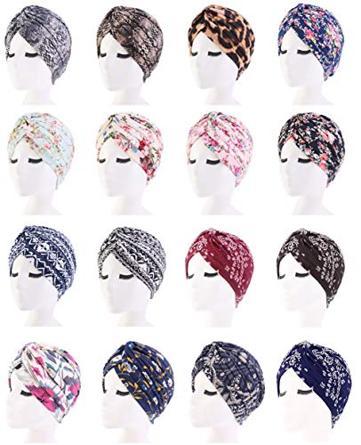 Vobozeany Quimioterapia Turbante Mujer Cómodo Pañuelo Para Cabeza Quimio Bandana Gorro Oncológico para Cancer Pérdida de Cabello Headwear