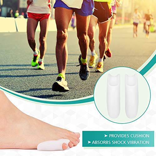 Wchiuoe Separadores de dedos del pie, corrector de gel para juanetes, Hallux valgus ayuda férula para alivio del dolor de pies cansados para mujeres y hombres 1 par (Tres pares)