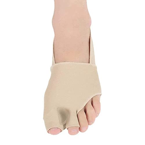 WENQJ Corrector de juanetes de Dedo Gordo, Separador de enderezador de Pulgar Valgus, Mismo Estilo para Hombres y Mujeres (Color de Piel, L) Every Family