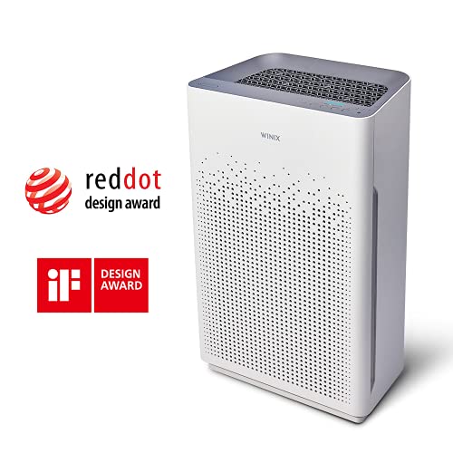Winix Purificador de aire Zero S. Filtro HEPA H13 y tecnología PlasmaWave. CADR de 410m³/h, reduce 99,97% virus, bacterias y alérgenos. Hasta 100m²
