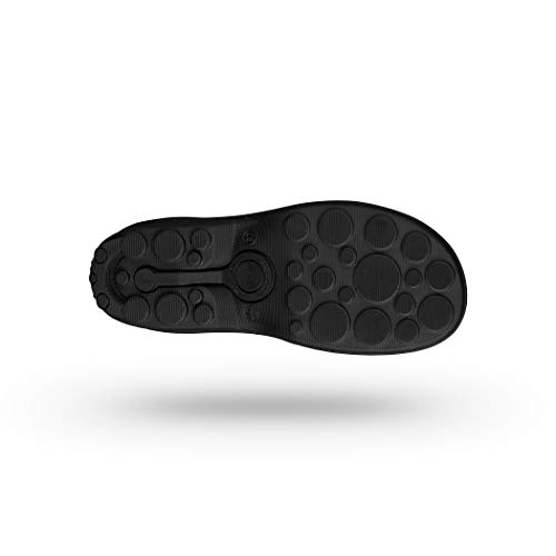 WOCK Clog sin Tira, Zueco Sanitario de Trabajo Negro/Negro Mujer e Hombre - Esterilizable, Rango de tamaño de 35-48