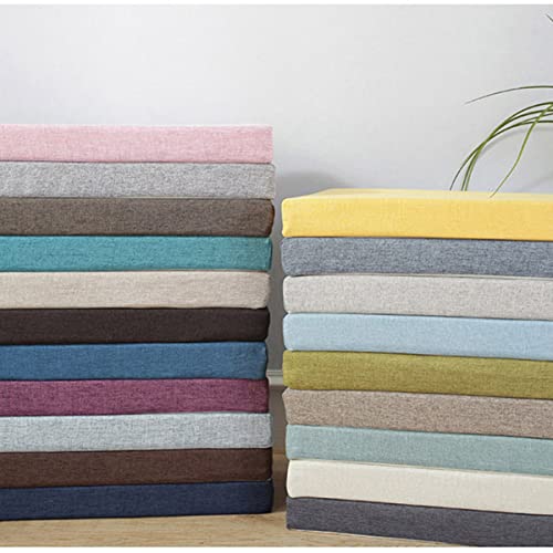 Xpnit Cojín grueso para silla de banco de 2/3 plazas para interior y exterior, cojín de banco de jardín 45/80/100 cm, cojín largo para silla de banco para comedor patio (90 x 40 x 5 cm), gris
