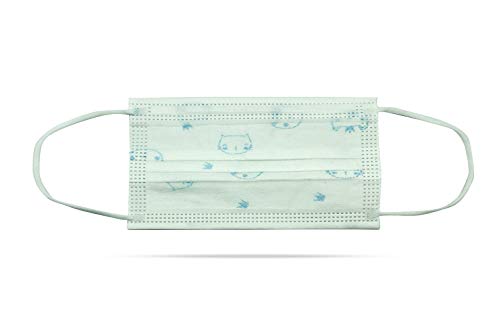 YINHONYUHE Mascarilla Quirúrgica Desechable Homologada Para Niños, 50 Unidades, Estampada, CE, BFE ≥98%, EN 14683:2019+AC:2019 Type IIR