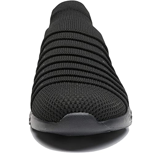 Zapatillas Casuales para Hombre Calzado Deportivo Bajas de Moda Sandalias de Verano Ligeras y Transpirables Talla 40-50 (Todo Negro, Numeric_41)