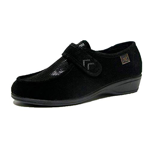 Zapatillas Velcro pies Muy delicados Doctor Cutillas en Negro Talla 39