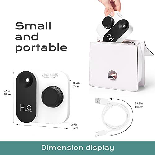 zedela Humidificador de Aire, Humidificadors Silencioso Portátil de 5H de Tiempo de Trabajo, Humidificador para Bebes, Hogar, Coche - Botella Agua Mineral Universal 28mm, Apagado automático