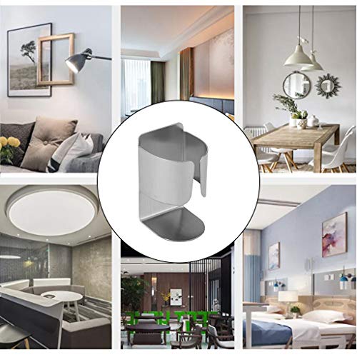 zhiwenCZW Soporte de cepillo de dientes eléctrico de acero inoxidable montado en la pared Organizador sin rastro