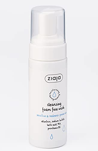 Ziaja Limpiador Facial en Espuma, para Pieles Sensibles y Propensas Al Enrojecimiento 150Ml 150 ml