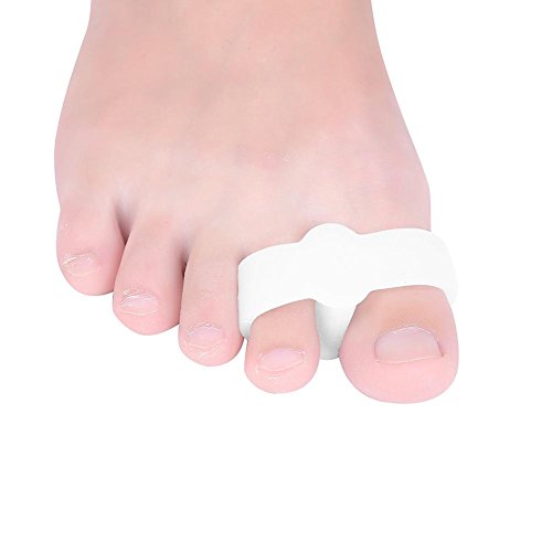 1 par (2 Piezas) Alineador de Separador de enderezadora de Protector de Dedos de Gel de Silicona para el Alivio del Dolor y el Cuidado de los Dedos de los pies