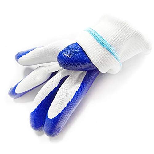 1 par caliente venta nitrilo recubierto guantes de trabajo para el conductor trabajador constructores jardinería guantes de protección