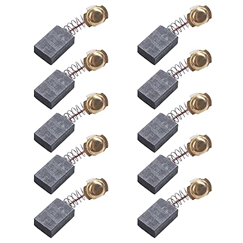 10 negro cepillo de carbón de repuesto piezas de repuesto de repuesto de motor 16mm JN1601 cepillos de carbón para motor eléctrico/taladro de mano/licuadora/herramienta eléctrica