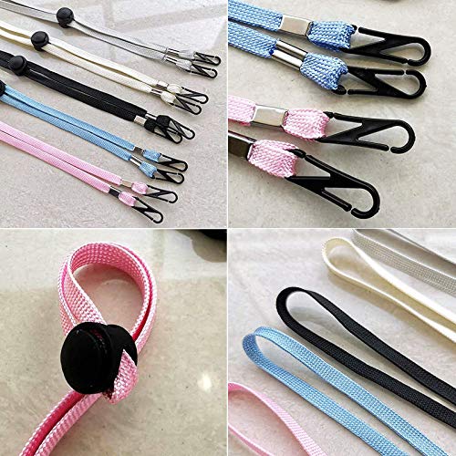 10 piezas de sujeta mascarillas salvaorejas, Cordón para mascarillas, Soporte Gancho ajustable, Correa extensor para mascarilla, protector de oreja ajustable, salvaorejas para mascarillas