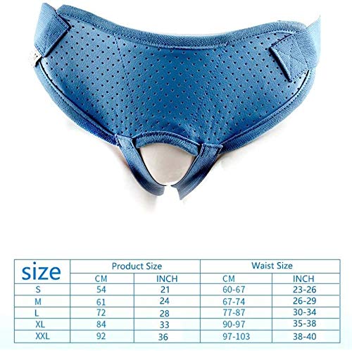 2 Pack Doble Inguinal Hernia Cinturón - Correa de compresión ajustable - Para hombres - Hernia Groin Brace para Izquierda y Derecha - Hernia Truss Alivio del dolor Brace - Estabilizador de la pelvis p