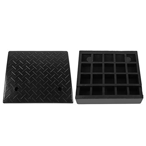 2 rampas de goma para silla de ruedas de alta resistencia para coche, vehículo y moto