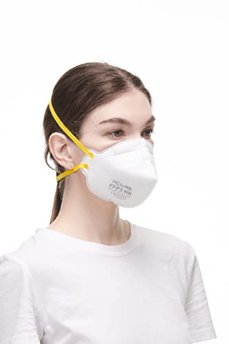 40 Mascarillas Homologadas de Certificación CE, Mascarilla FFP3 sin Válvula de 5 Capas, Máscara Contra de Polvo y Partículas, Mascarilla de Protección Personal con Filtros de Calidad BFE≥98, 40 Piezas
