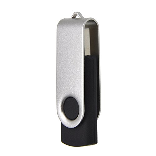 5 Piezas 32GB Pendrive Práctico Memorias USB 2.0, Kepmem Metal Llavero Flash Drives 32 GB Pen Drive, Portátil Giratoria Memoria Stick 32 Giga Almacenamiento de Datos para Almacenar Fotos, Música