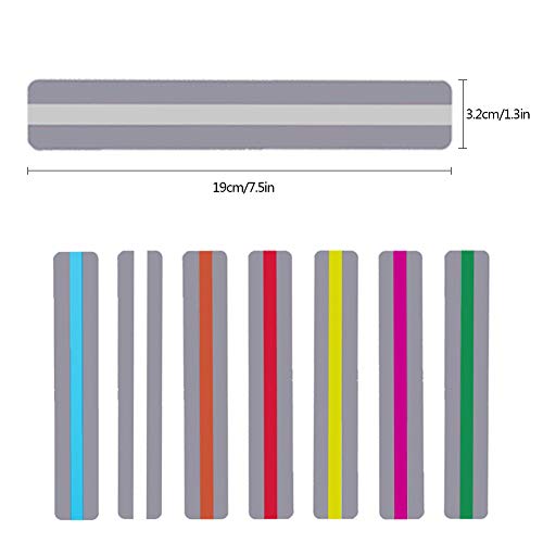 8 tiras de lectura guiadas de colores para seguimiento de lectura para dislexia superposiciones marcadores para reducir la lectura del estrés visual superposición de lectura de colores para niños