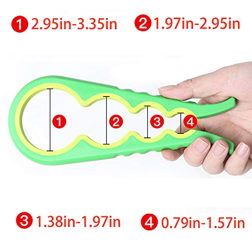 Abridor de Tarros Multifunción Abridor Cerveza 5 en 1 y 4 en 1 Kit de abridor de Botellas fácil de Usar para niños, Ancianos y sufridores de Artritis, Ayuda de Agarre de Mano de Silicona