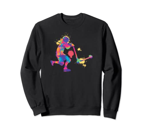 Abstract Scooter I Rainbow Color Scooter Sudadera