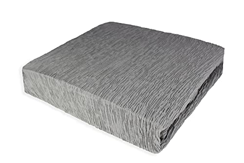 Acomoda Textil - Funda para Sillón Relax Elástica y Ajustable. Funda Diseño Moderno y Resistente XXL. (Funda Sillón Orejero, Gris Claro)