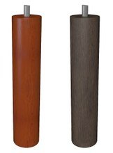ACOMODA'T Set DE 6 Patas Redondas DE Madera Color WENGUE