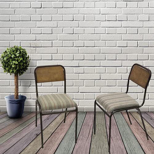 ADDECOR Sillas Comedor de Color Industrial | Sillas Salón de Hierro, Madera Maciza y Tela | 85 x 45 x 45 cm | Modelo Madrid | Silla Vintage con Diseño Tipo Loft