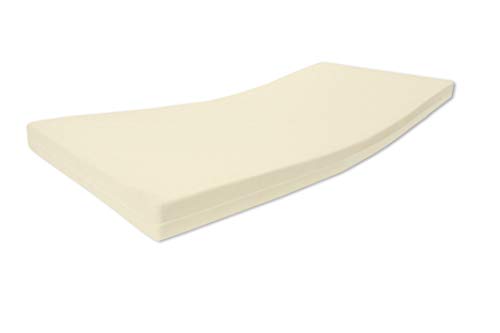Alanpur®: Vita • Colchón ortopédico de espuma fría • H2,5 de dureza media a firme • Altura de aprox. 13 cm de aloe vera lisa funda 60 °C certificado Öko-Tex, fabricado en Alemania (75 x 220 cm)