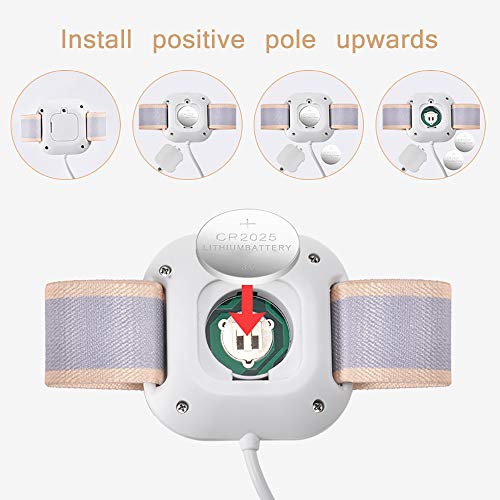 Alarma con sensor Enuresis OURLITIME para cama de bebé, alarma de red para bebés mayores, orinal de entrenamiento, camas de dormir, sensor de humedad para niños o niñas