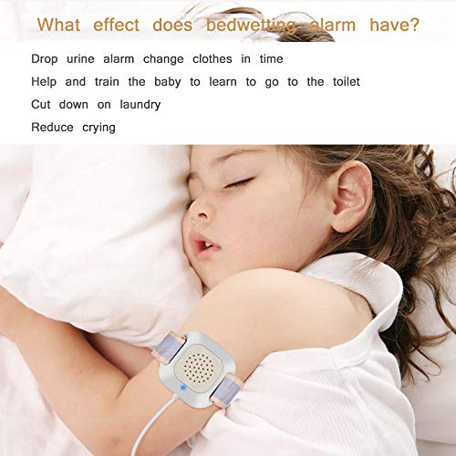 Alarma con sensor Enuresis OURLITIME para cama de bebé, alarma de red para bebés mayores, orinal de entrenamiento, camas de dormir, sensor de humedad para niños o niñas