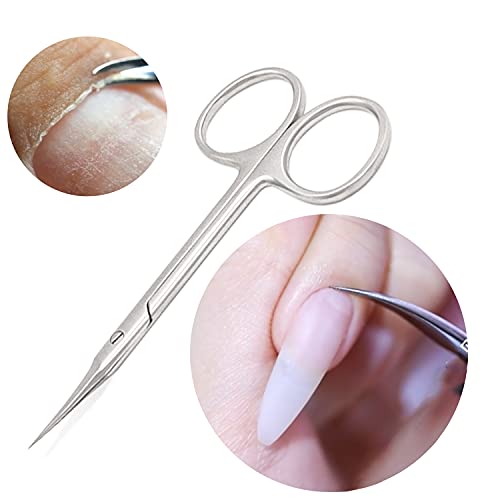 Alicate Para Cutículas, Cortador y Removedor Profesional de la Cutícula del Acero Inoxidable para la piel Muerta y la Cutícula de Alicate Para Cutículas y Herramienta de Belleza Cortador (blanco)