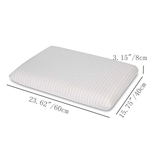 Almohada Infantil Almohadas viscoelásticas 40 x 60 cm Almohada Suave y Saludable para niños (10-16 años)