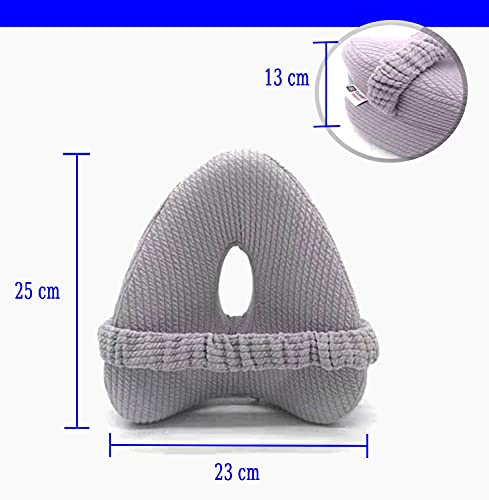 Almohada Ortopédica para Piernas y Rodilla+2 Fundas extraíbles+Set Descanso. Cojin Espuma con Memoria Alivia el Dolor de Espalda Cadera y Articulaciones Almohada para Dormir de Lado Cojin Embarazada.