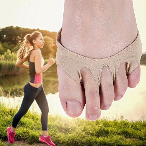 Almohadilla de antepié,Cojín de antepié de antideslizante de apoyo para antepié, transpirable y suave almohadilla metatarsal de media plantilla para aliviar el dolor de las mujeres