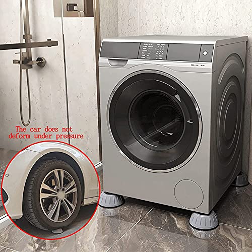 Almohadillas Universales Lavadora Pies Lavadora Antivibración Almohadillas Antivibraciones Muebles Vibraciones Arandelas Antideslizante Pie Refrigerador Soporte Goma Antivibración Bajo Ruido 4 Piezas