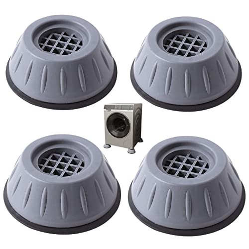 Almohadillas Universales Lavadora Pies Lavadora Antivibración Almohadillas Antivibraciones Muebles Vibraciones Arandelas Antideslizante Pie Refrigerador Soporte Goma Antivibración Bajo Ruido 4 Piezas