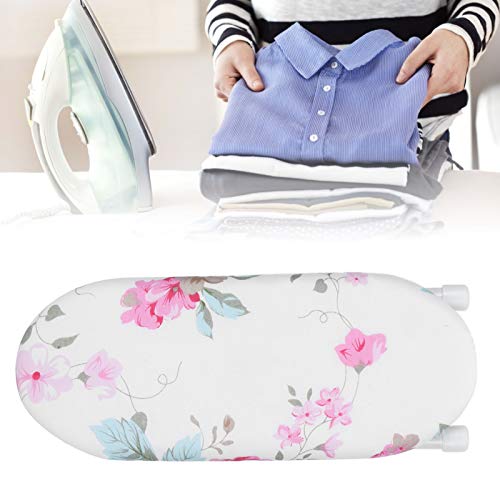 Alvinlite Mini Tabla de Planchar de sobremesa - Mesa de Planchar con Cuello de puños con Mangas Plegables para Uso doméstico en Viajes(A)