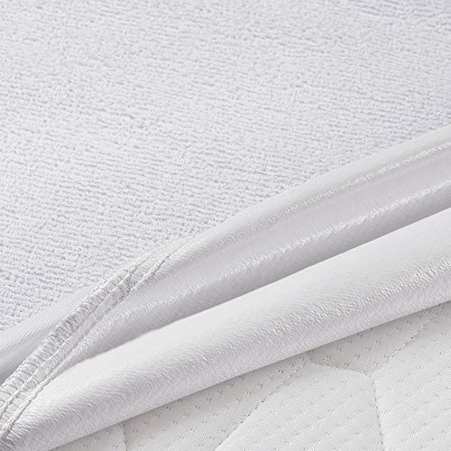 Amazon Brand - Umi Protector Premium Funda colchón Rizo algodón Impermeable Transpirable - Cama 120 x 200 cm