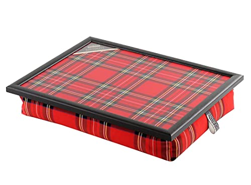 Andrews Living Royal Stewart Allover - Bandeja con cojín, diseño de cuadros escoceses