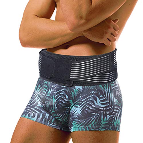 ANMODUXY Cinturón de Cadera sacroiliac Cinturón de Cadera sacroiliac Alivia la inflamación de la ciática, la Cadera, la Pelvis, el Lumbar para Espalda Baja y Dolor
