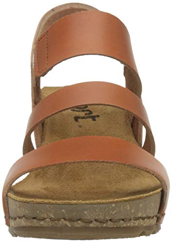 Art Borne, Sandalias con Punta Abierta Mujer, Marrón (M.Cuero M.Cuero), 39 EU