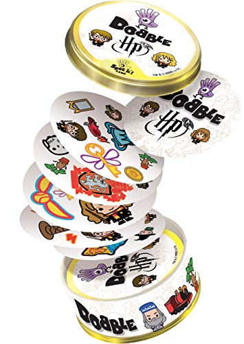 Asmodee Dobble Harry Potter 2021 - Juego de observación, de Cartas (versión en francés)