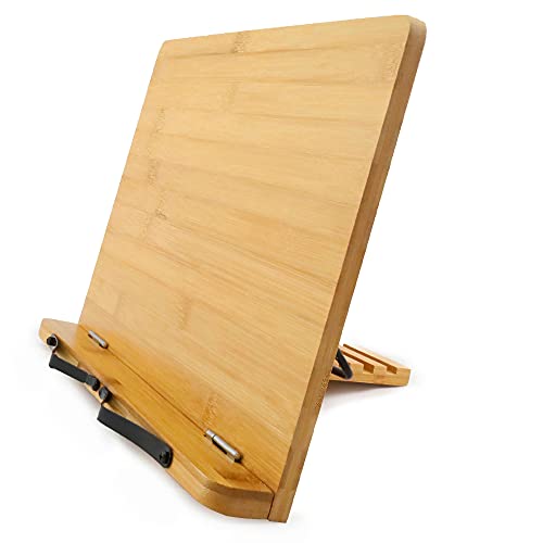 Atril para Libros - Atril Madera atriles para estudiar Soporte Libros (M: 34 x 24 cm )