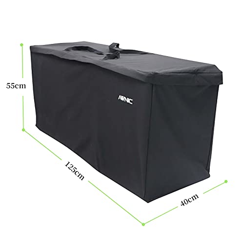 Awnic Funda protectora impermeable y resistente al Bolsa de almacenamiento y funda protectora para cojín de salón 600D, 125 x 40 x 55 cm