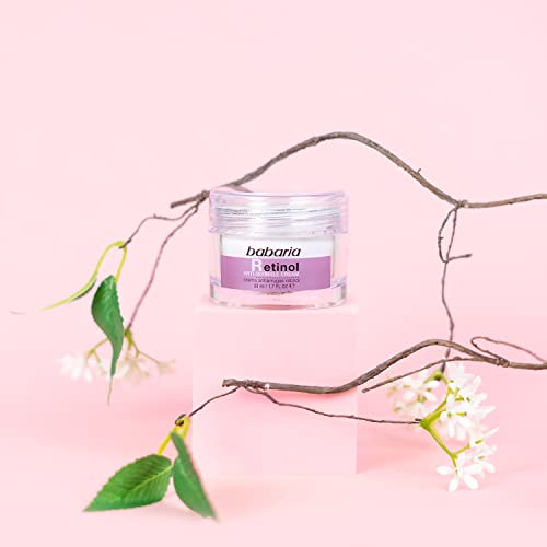 Babaria-Set Regalo Mujer-Pack Facial Retinol-Compuesto por 1 Serum Retinol 30Ml, 1 Crema Facial Retinol 50Ml y 1 Ampolla Flash Facial Retinol 2Ml